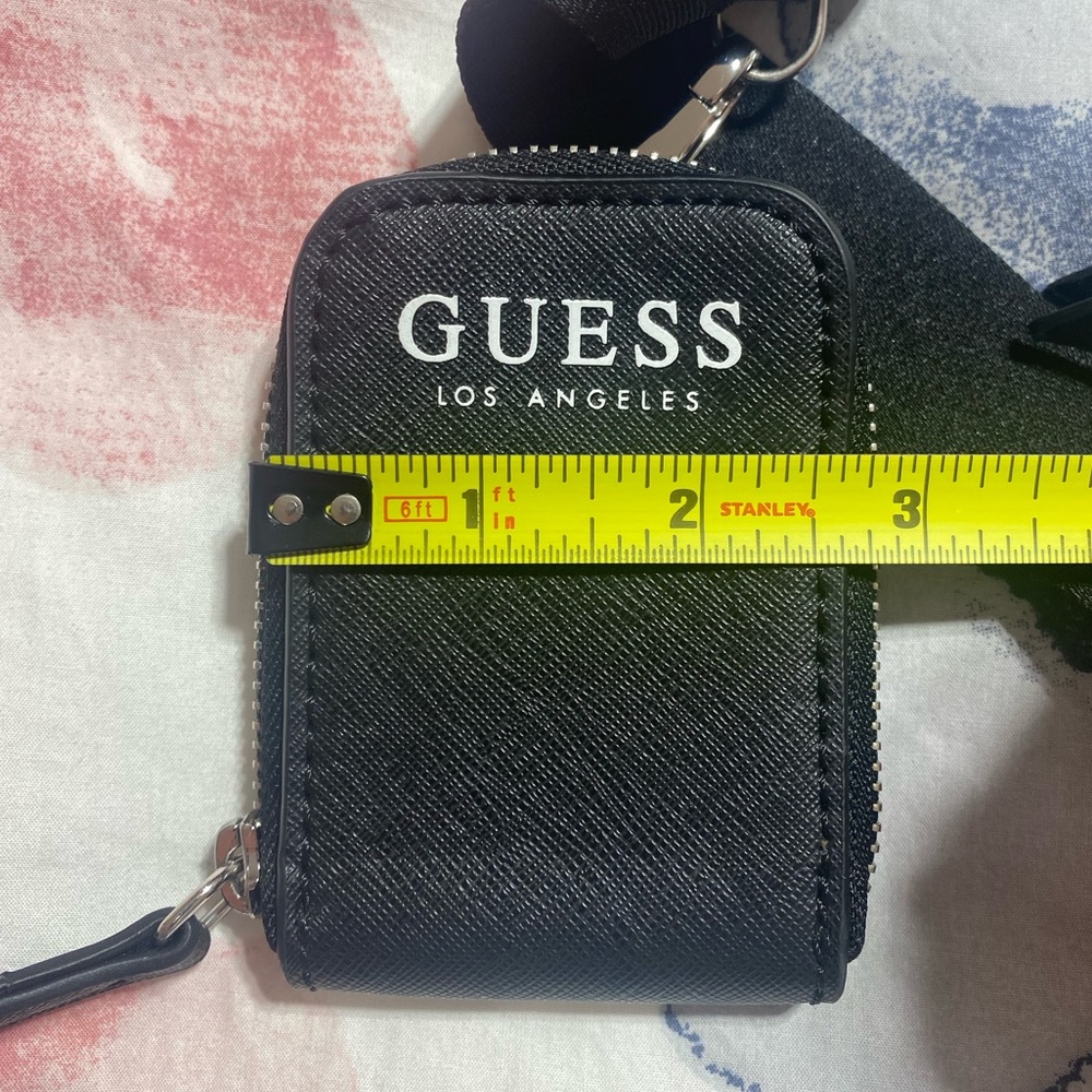 Guess Crossbody Bag with Mini Change Purse Black & Grey O/S - Picture 14 of 15